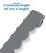 Carson Dellosa 65Ft of Gray Bulletin Board Borders, 1 Roll of Grey Scalloped Trim for Rolling Whiteboard, Cork and Posterboard, Party, Office Decorations, and Classroom Decor